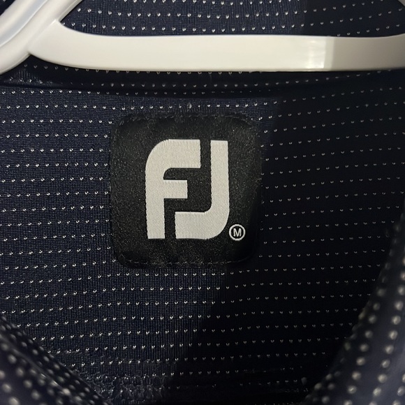 Midnight Blue FootJoy Golf Polo Size Medium - Picture 3 of 5
